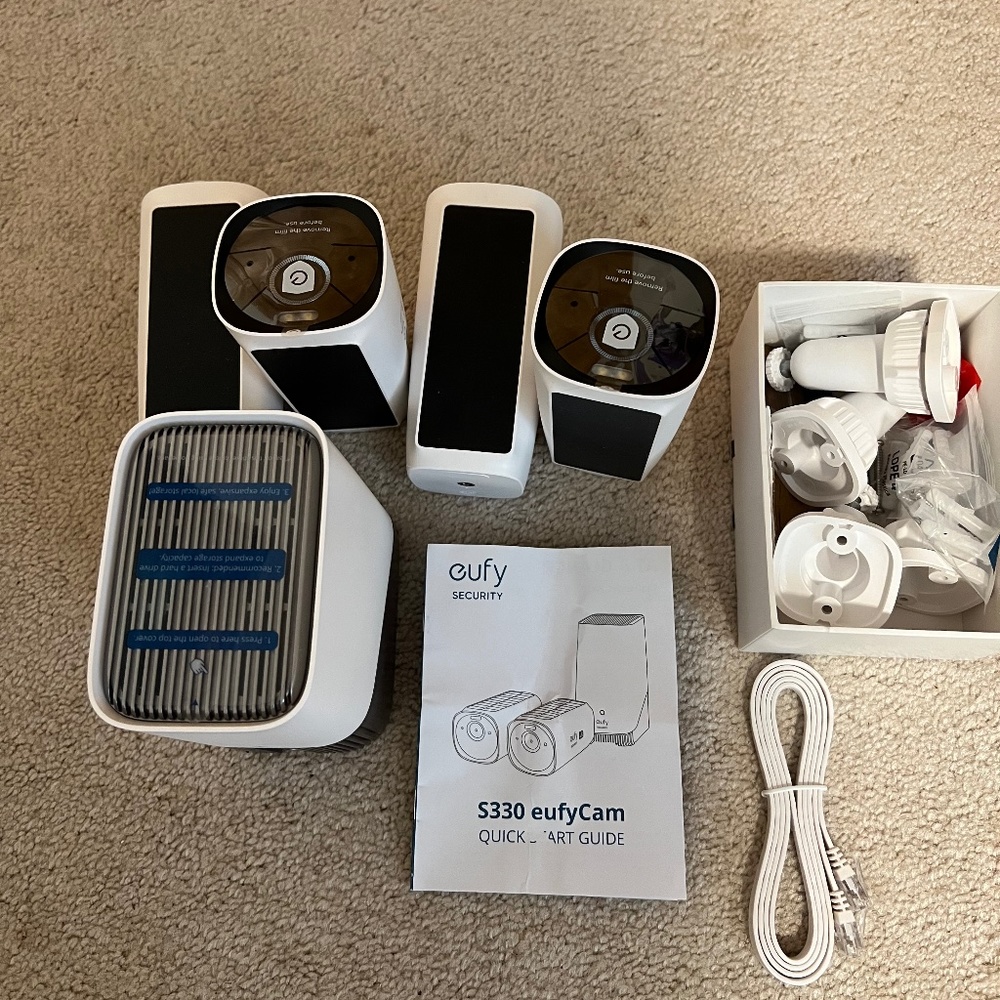 Eufy 4k solar security camera system